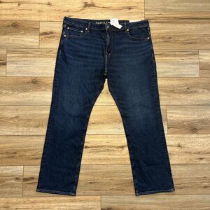 NWT American Eagle AE Original Bootcut Denim Jeans SZ 42x32 Blue Airflex Stretch